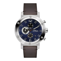 s.Oliver SO-15158-LCR Mens Watch Chronograph